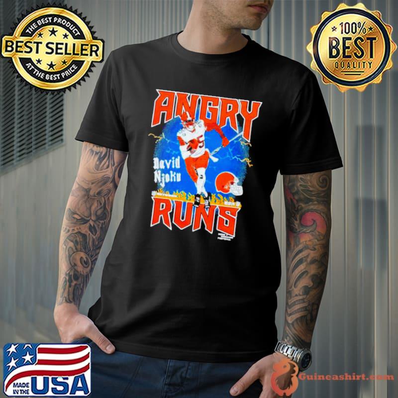 Angry Runs Browns David Njoku retro shirt
