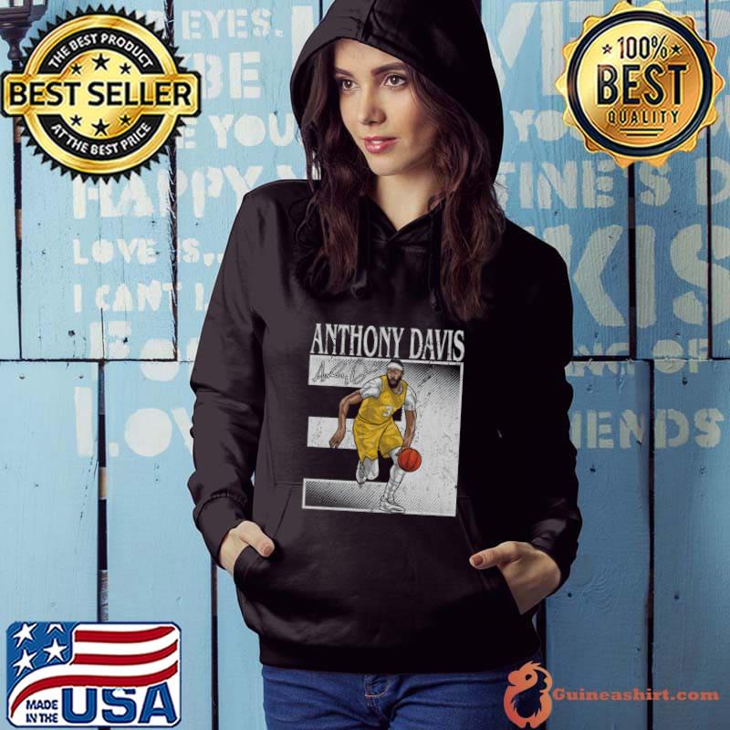Anthony Davis Signature American professional basketball player for the Los Angeles Lakers T-Shirt Hoodie