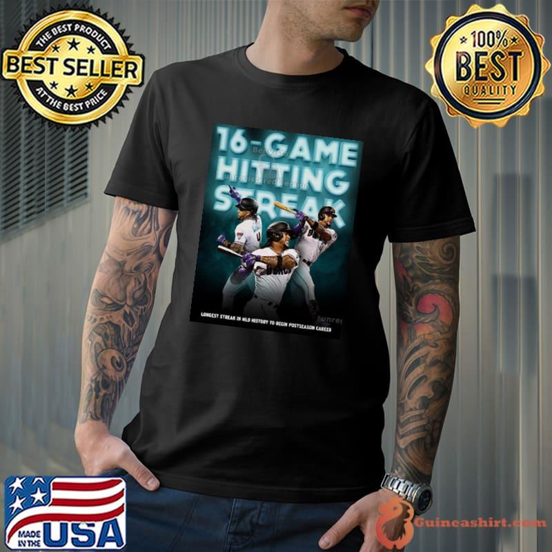 Arizona Diamondbacks Ketel Marte 16 Game Hitting Streak Home Decor Poster shirt