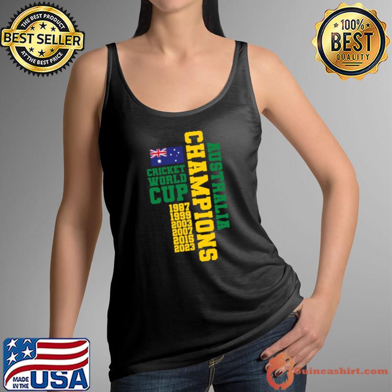 Australia Champs Cricket World Cup Flag T-Shirt Tank Top
