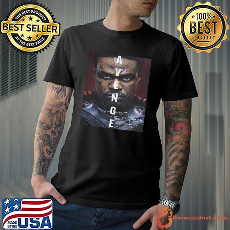 Avenge Yahya Abdul-Mateen II As David Kane Black Manta In Aquaman And The Lost Kingdom Official Poster Shirt