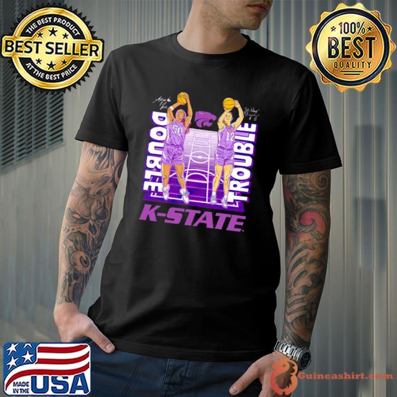 Ayoka Lee & Gabby Gregory K state Wildcats Signatures shirt