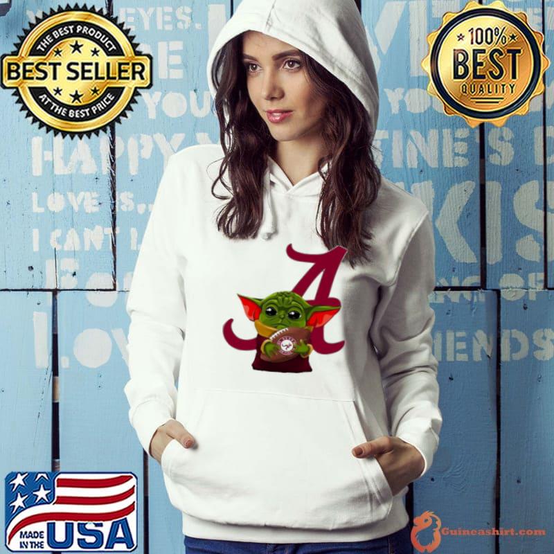 Baby Yoda Hug Atlanta Braves Football Shirt Hoodie