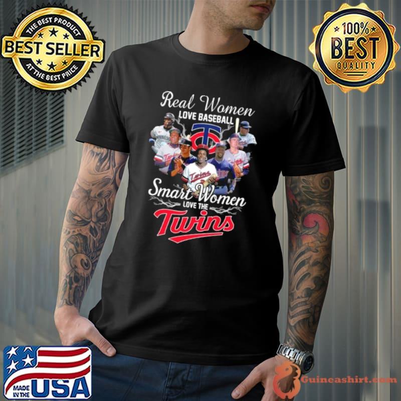 Best real Women Love Baseball Smart Women Love The Minnesota Twins MLB Vintage Shirt