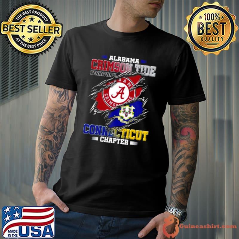 Blood Inside Me Alabama Crimson Tide Territory Connecticut Chapter 2023 shirt