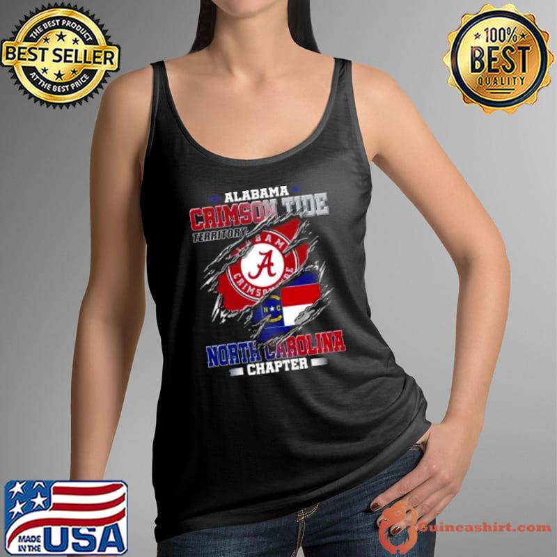 Blood Inside Me Alabama Crimson Tide Territory North Carolina Chapter 2023 s Tank Top