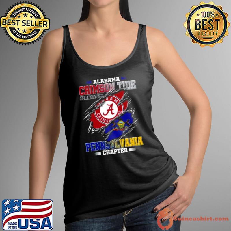 Blood Inside Me Alabama Crimson Tide Territory Pennsylvania Chapter 2023 s Tank Top