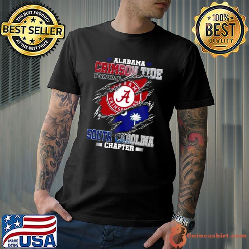Blood Inside Me Alabama Crimson Tide Territory South Carolina Chapter 2023 shirt