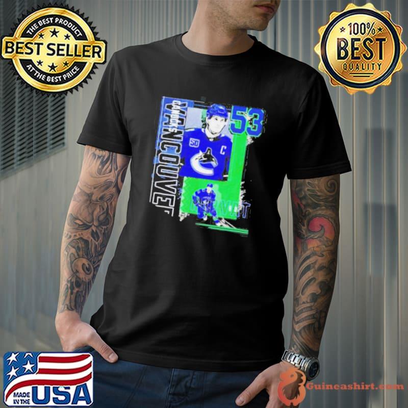 Bo Horvat Vancouver Canucks hockey number 53 graphic shirt