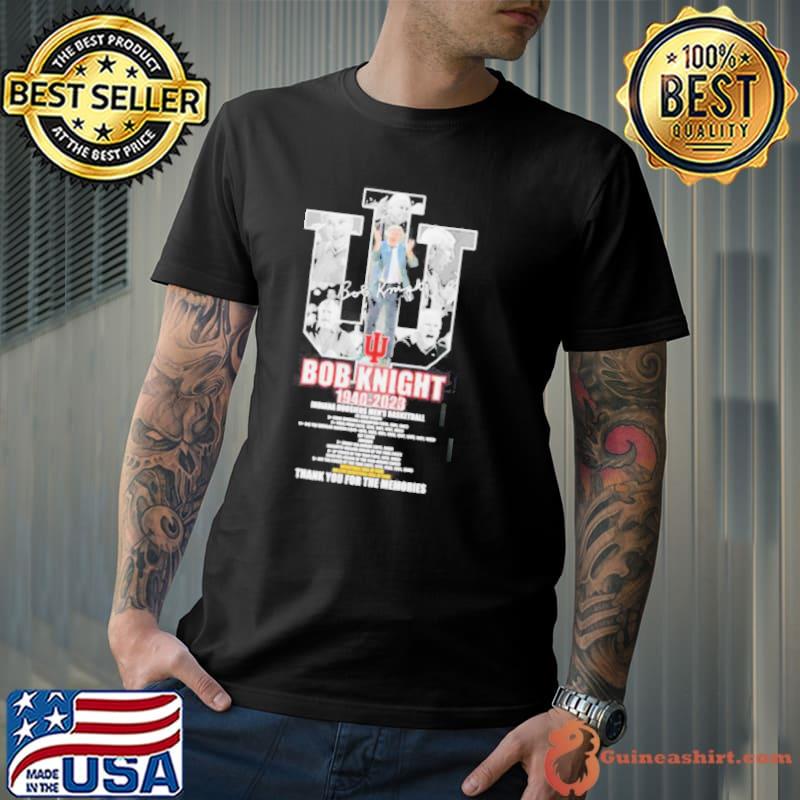 Bob Knight 1940 2023 Indiana Hoosiers Men’s Baseketball Thank You For The Memories Shirt