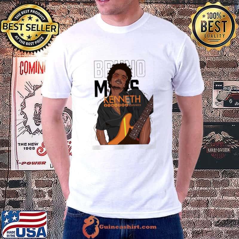 Bruno Mars Graphic Cartoon Silk Sonic Shirt
