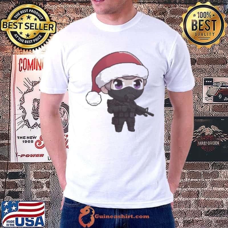 Chibi Santa Claus Soldier Classic Shirt