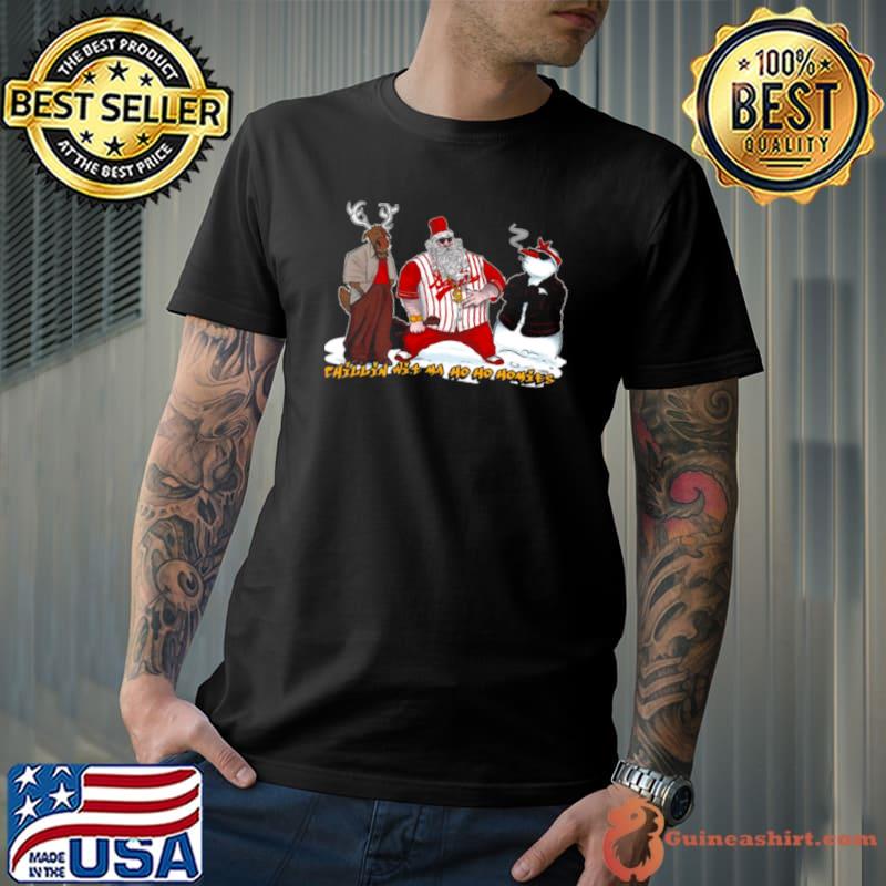 Chillin’ Wit Ma Ho Ho Homies Gangsta Santa shirt