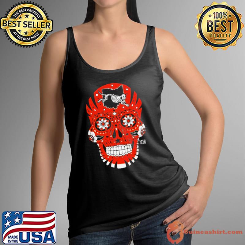 Cincinnati Bengals Sugar Skull Shirt Tank Top