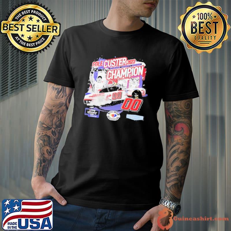 Cole Custer Stewart-Haas Racing Team Collection 2023 NASCAR Xfinity Series Champion Shirt