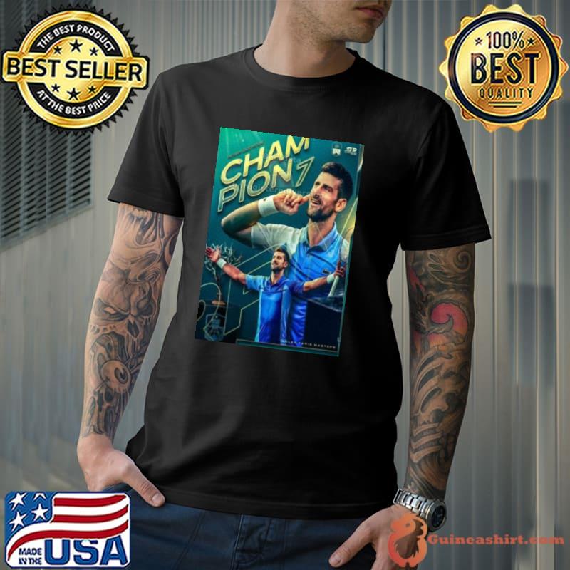 Congrats Novak Djokovic Is The 2023 Rolex Paris Masters Winner For The 7 Time Champion Home Decor Poster Shirt