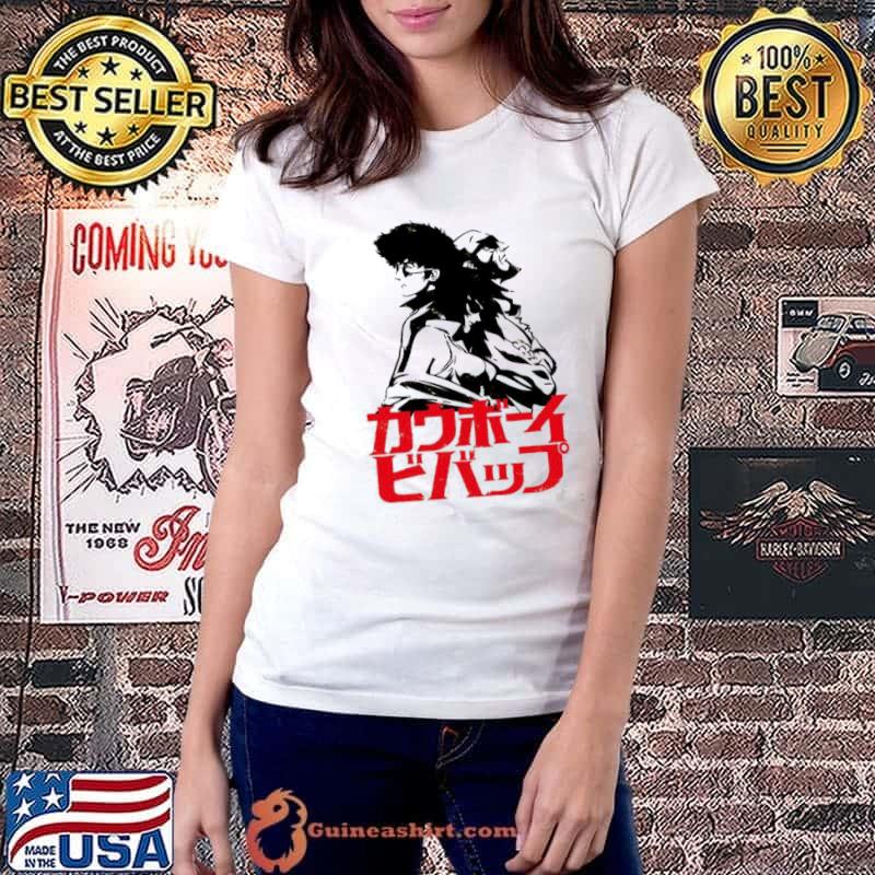 Cowboy Bebop Anime Characters Japanese Style Shirt Ladiestee