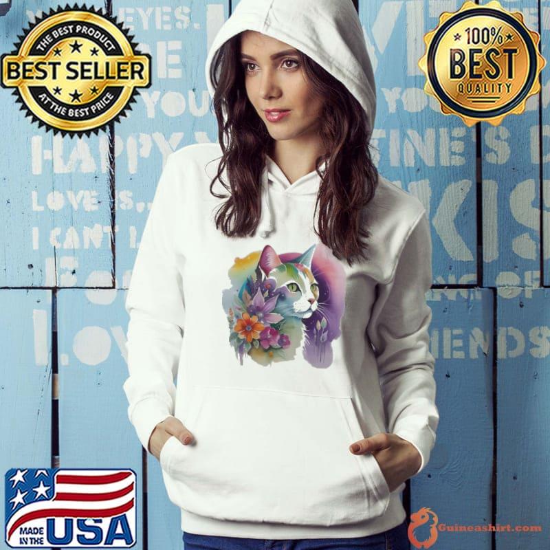 Cute Cosmic Bohemian Cat Classic Shirt Hoodie