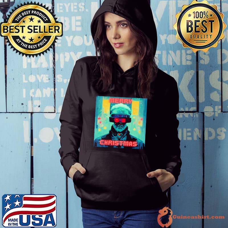 Cyberpunk Santa Claus Merry Christmas s Hoodie