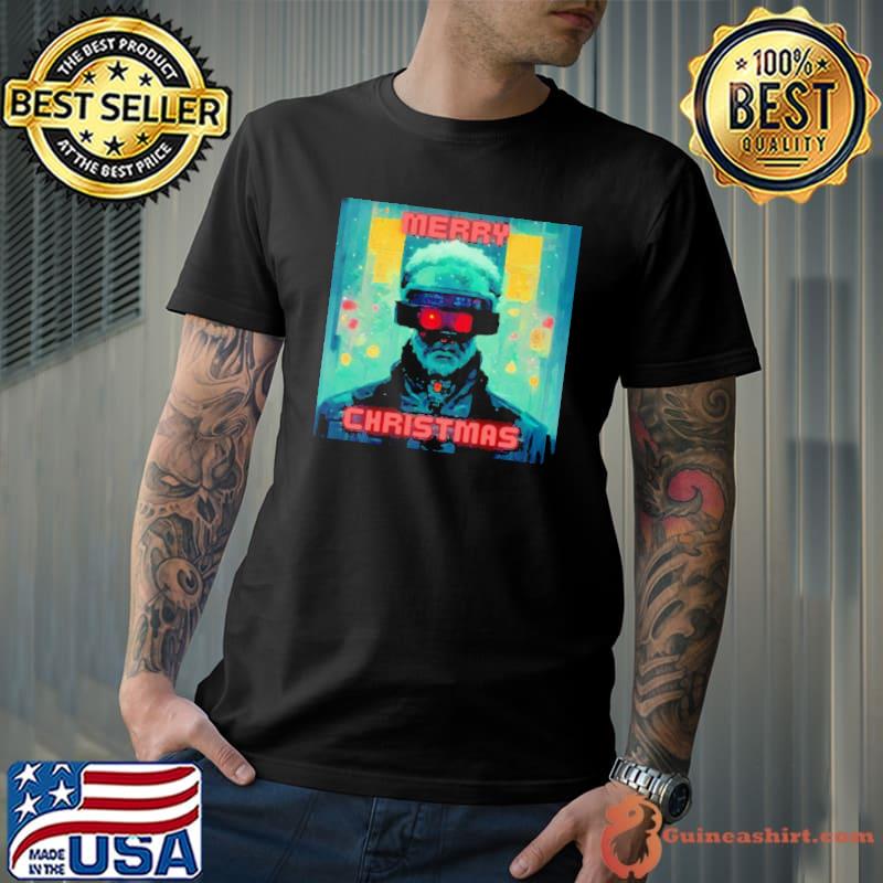 Cyberpunk Santa Claus Merry Christmas shirt