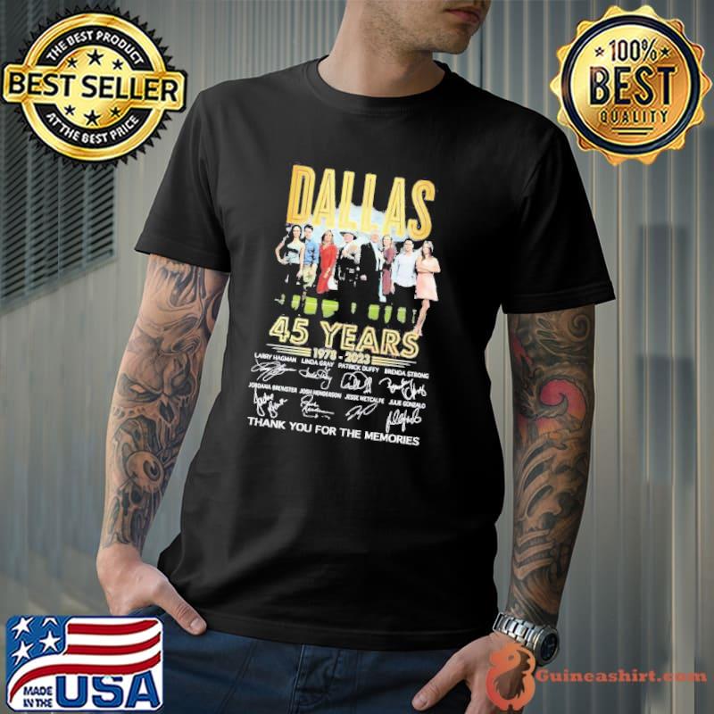 Dallas 45 Years 1978 – 2023 Thank You For The Memories Shirt