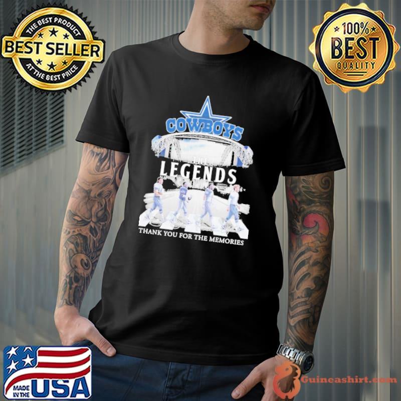 Dallas Cowboy The Legends abbey road thank you for the memories shirt