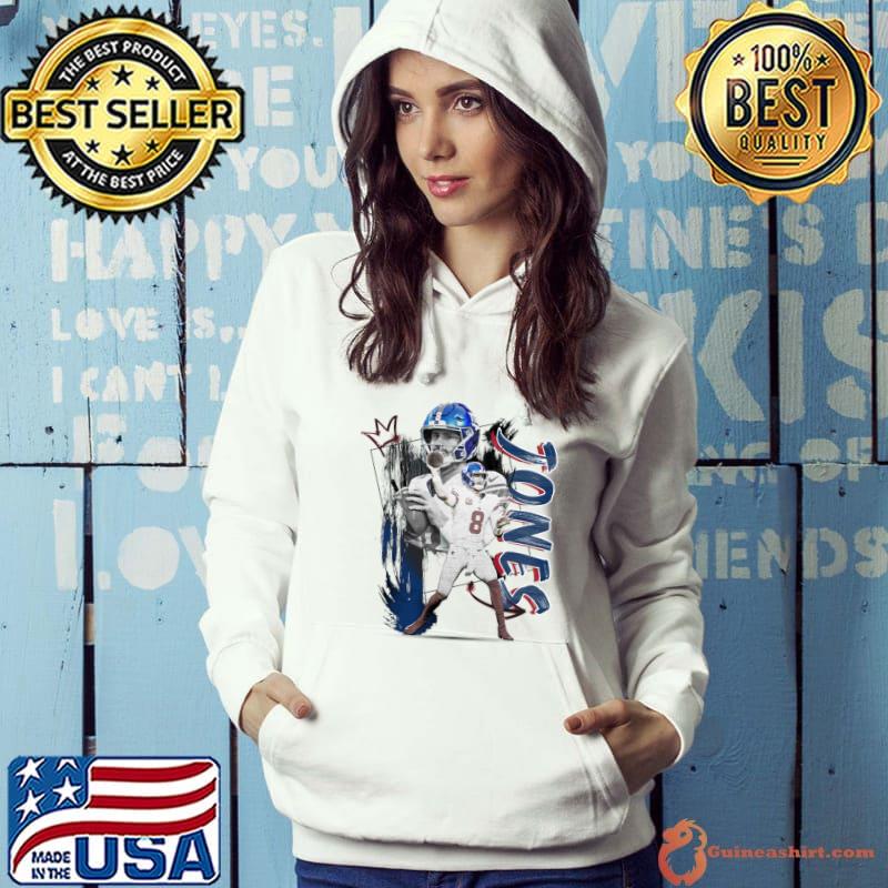 Daniel Jones American football quarterback for the New York Giants NFL T-Shirt Hoodie