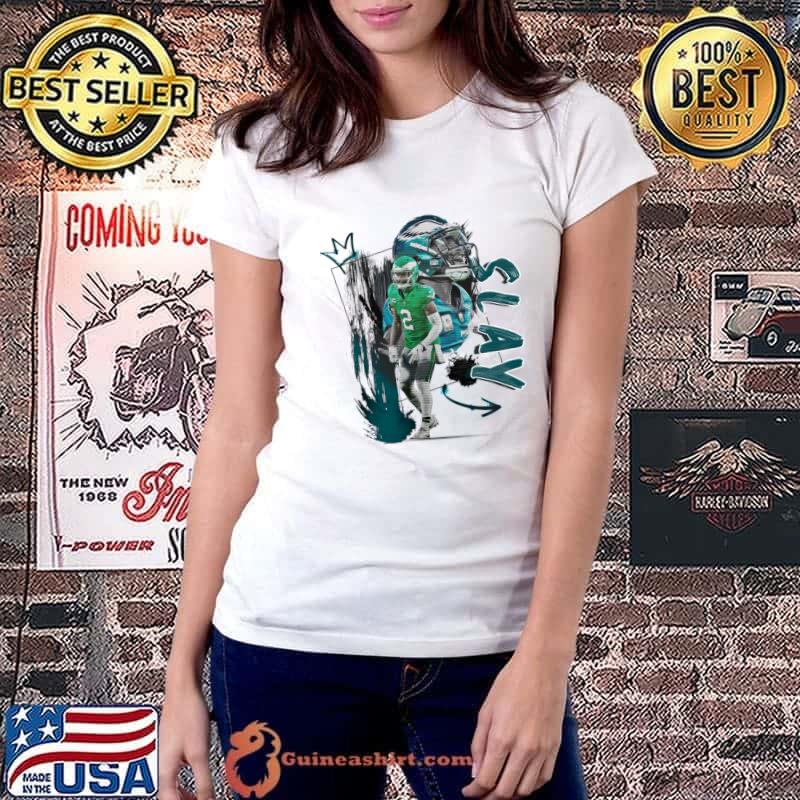Darius Slay American football cornerback for the Philadelphia Eagles NFL T-Shirt Ladiestee