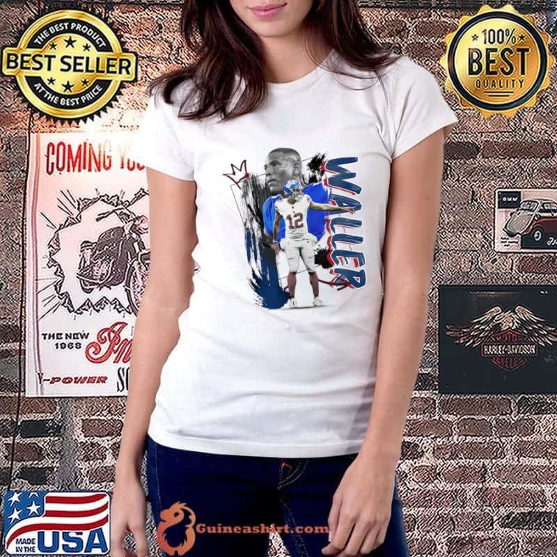 Darren Waller American football tight end for the New York Giants NFL T-Shirt Ladiestee