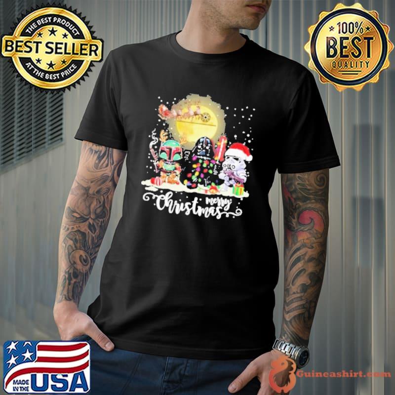 Darth Vader santa merry christmas shirt