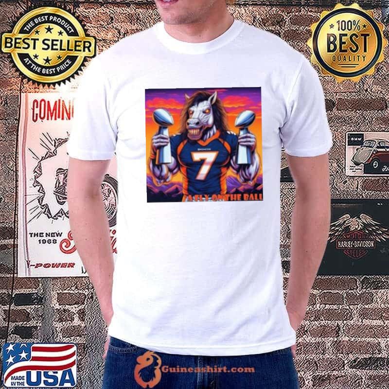 Denver Broncos John Elway Back 2 Back Super Bowls Psychedelic Meme Shirt