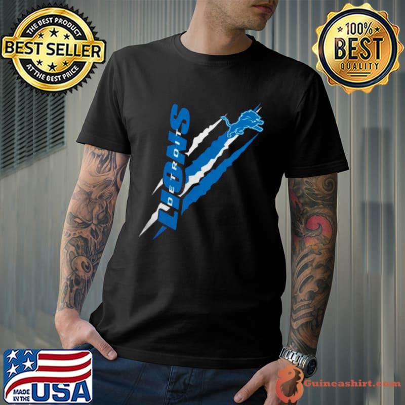 Detroit Lions Starter Color Scratch Logo Shirt