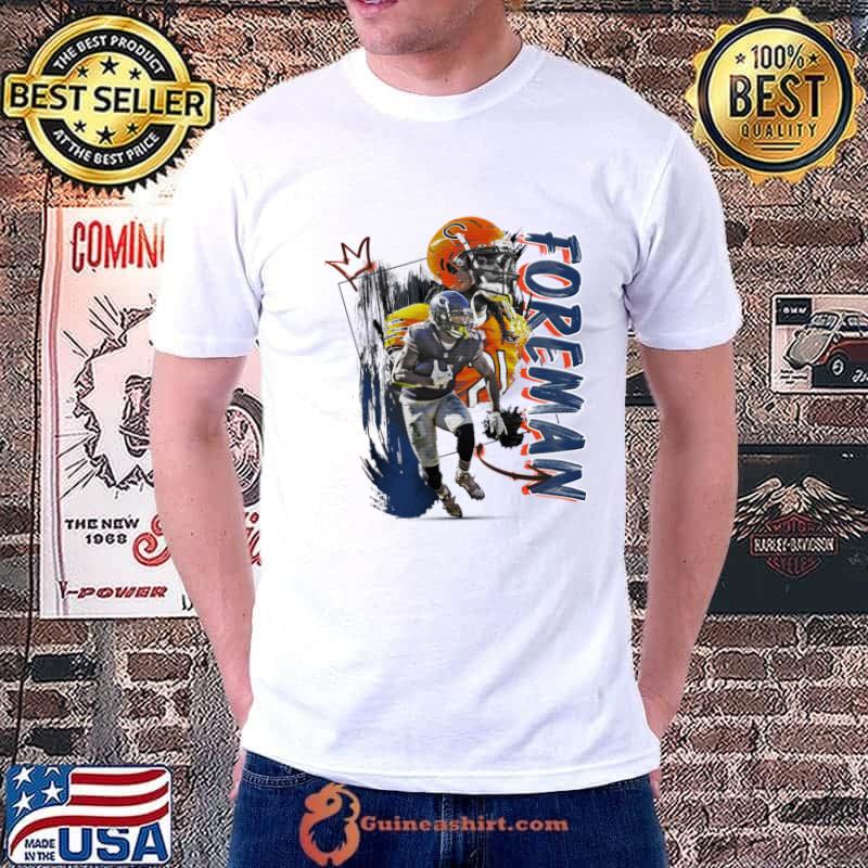 D'Onta Foreman American football running back for the Chicago Bears NFL T-Shirt