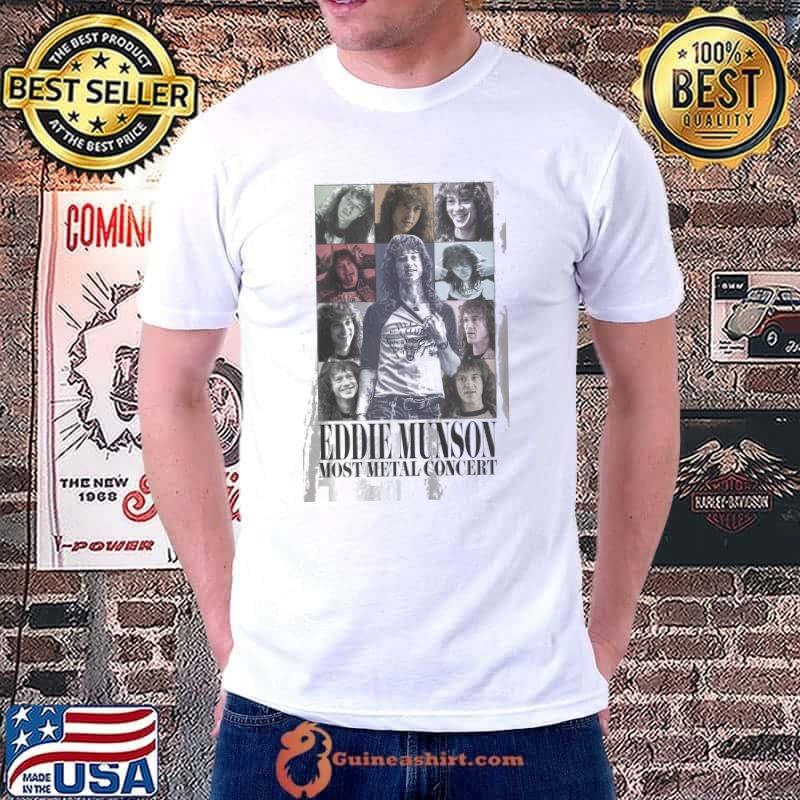 Eddie Munson Most Metal Concert Eras Tour Inspired Shirt