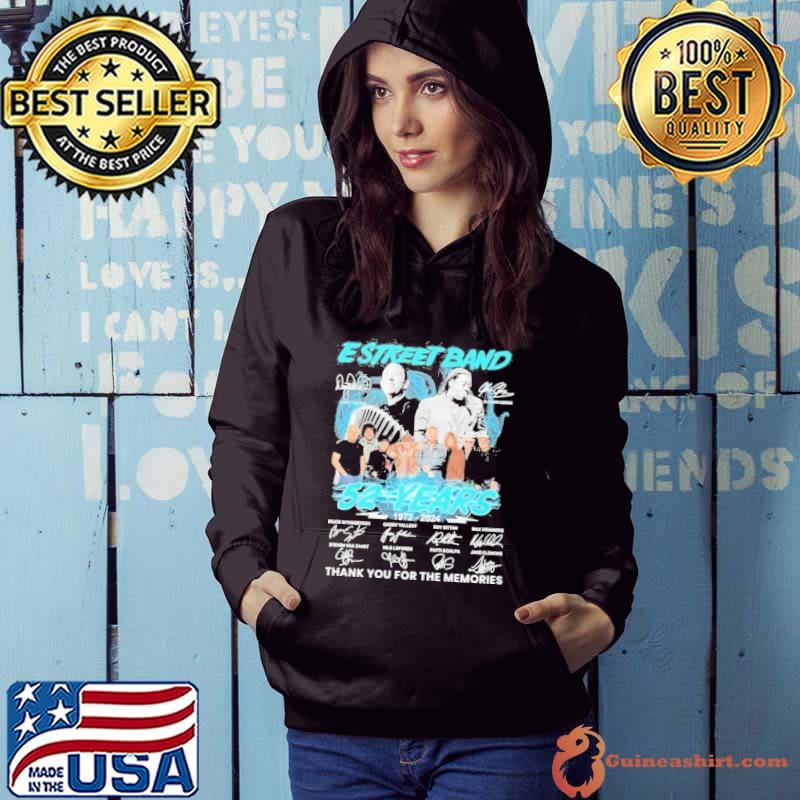 Estreet Band 52 Years Thank You For The Memories Shirt Hoodie