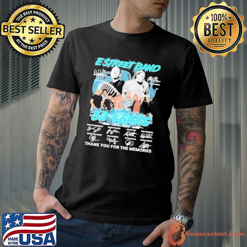 Estreet Band 52 Years Thank You For The Memories Shirt