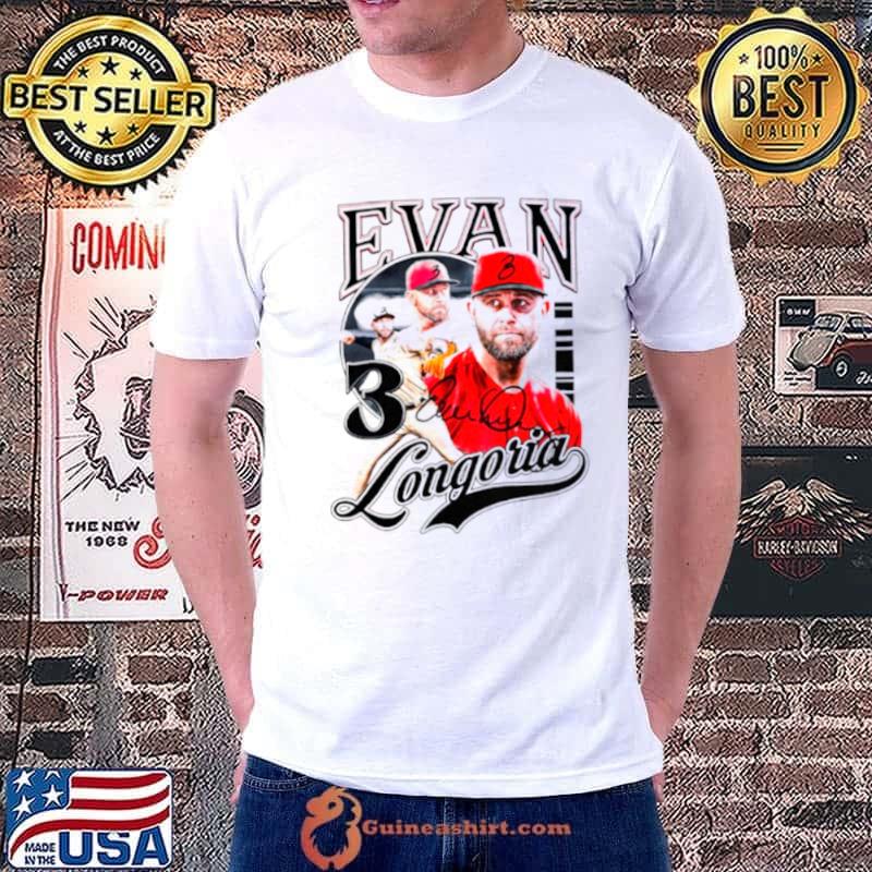 Evan Longoria Arizona Diamondbacks signature shirt