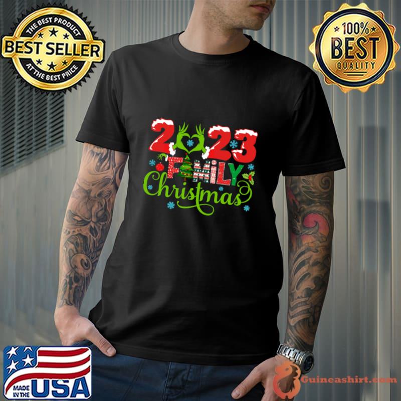 Family Christmas 2023 Family Matching Sibling Xmas Party Grinchmas T-Shirt