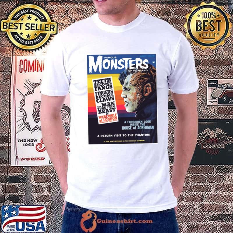 Famous Monsters of Filmland A Forbidden Look Inside The House T-Shirt