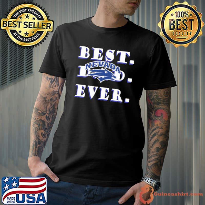 Father's Day Best Dad Nevada Wolf Pack Ever Shirt