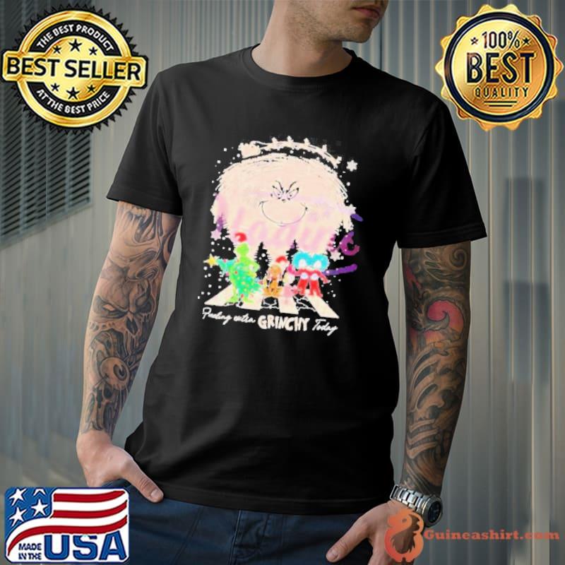 Feeling Extra Grinchy Today Friends Abbey Road Christmas 2023 Shirt