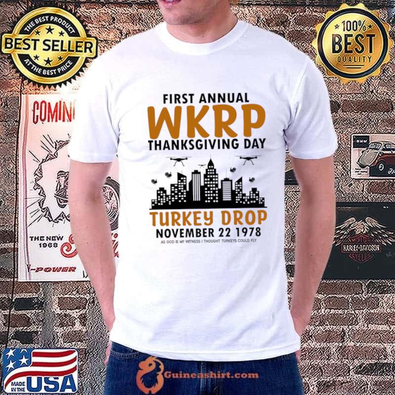 First Annual WRKP Thanksgiving Day Turkey Drop 1978 Dron T-Shirt
