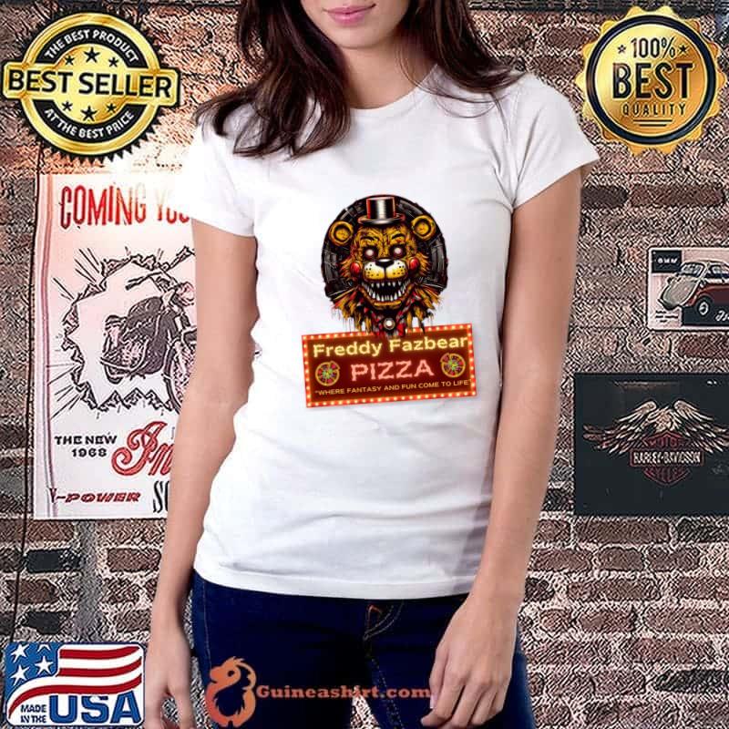 Five Nights At Freddy's Horror Movies Where Fantasy And Fun Come To Life T-Shirt Ladiestee