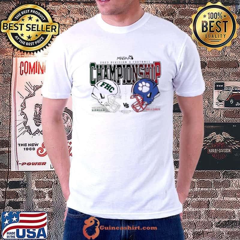Forest Hills Central Rangers vs Mason Bulldogs 2023 MHSAA Division 3 Football Championships shirt