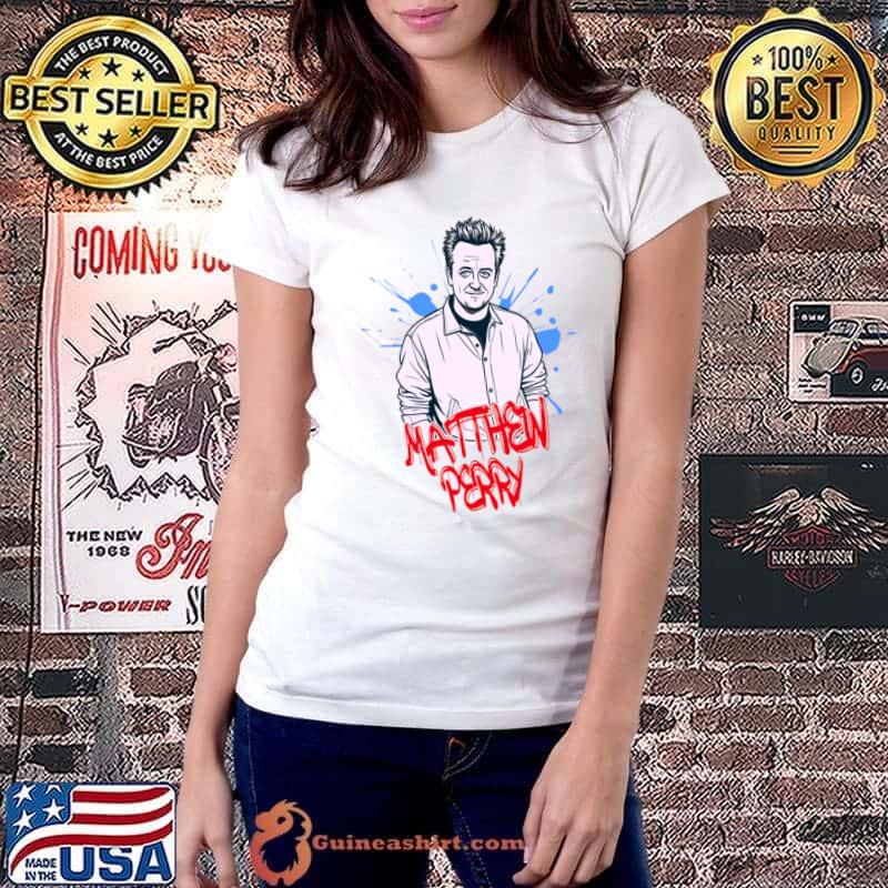 Friends Forever Thanks to Matthew Perry T-Shirt Ladiestee