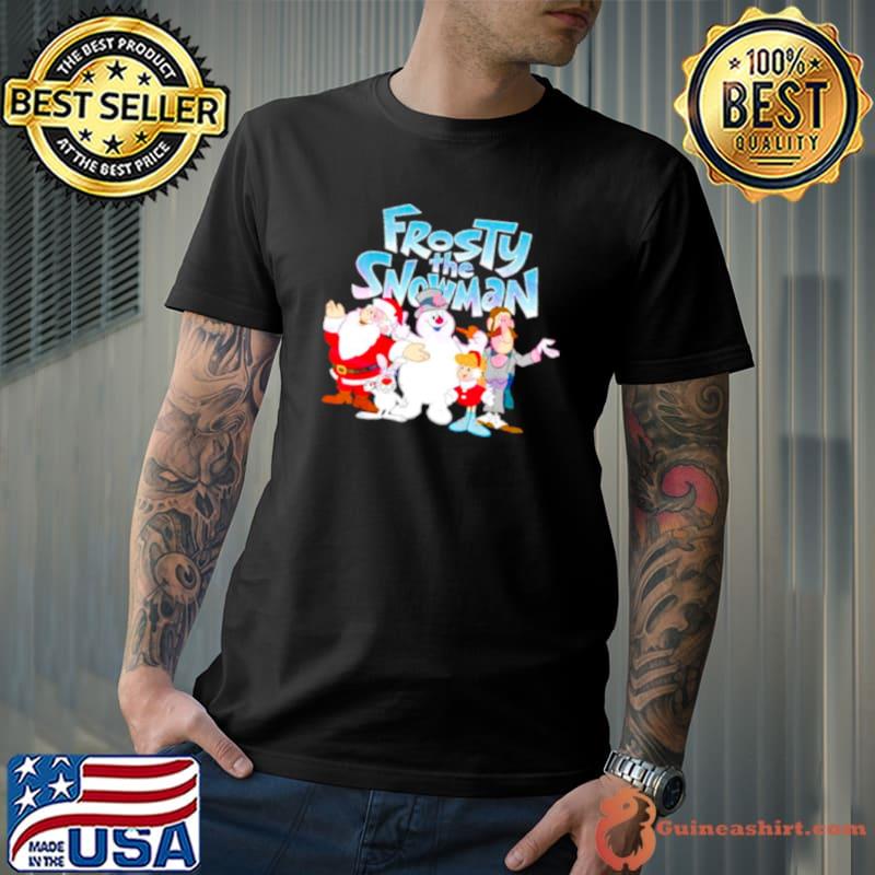 Frosty the snowman friends shirt