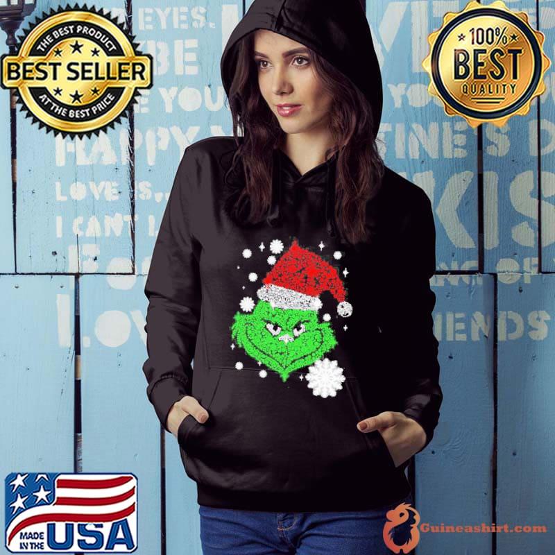 Funny Grinch Diamond Christmas Shirt Hoodie
