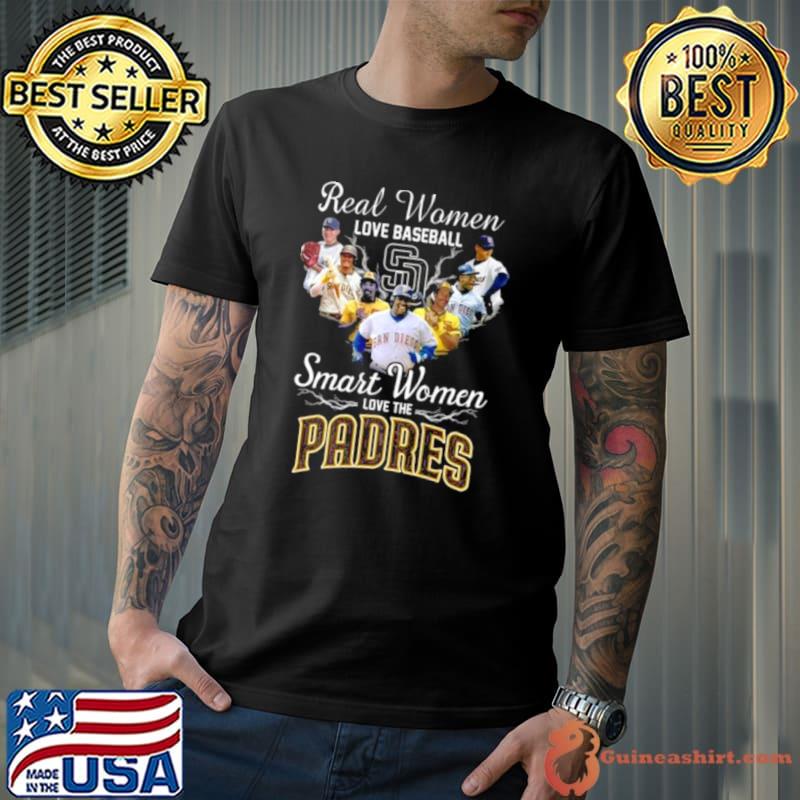 Funny real Women Love Baseball Smart Women Love The San Diego Padres Players 2023 ShirtReal Women Love Baseball Smart Women Love The San Diego Padres Players 2023 Shirt