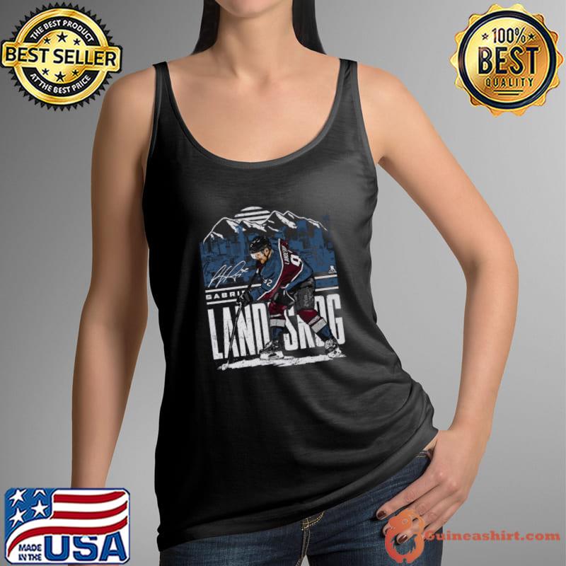 Gabriel Landeskog Swedish professional ice hockey left winger and captain of the Colorado Avalanche signature T-Shirt