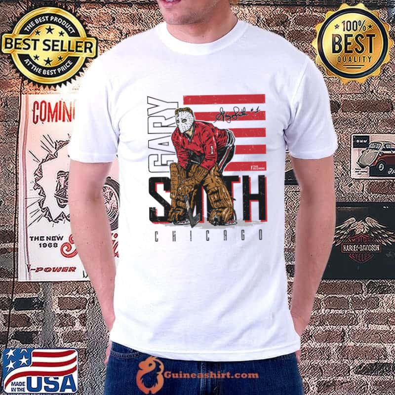 Gary Smith Chicago Homage Signature Ice Hockey T-Shirt